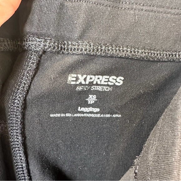 Express and Poof Leggings 2 pair Black Soft Fleece Stretch Black Small - Picture 16 of 16